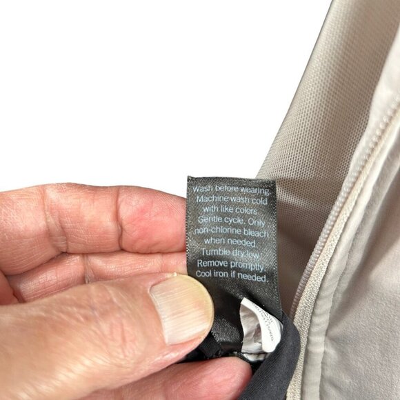 FLX Convertible Tan Black Peplum Hem Full Zip Athleticwear Jacket Size XL - Picture 8 of 12